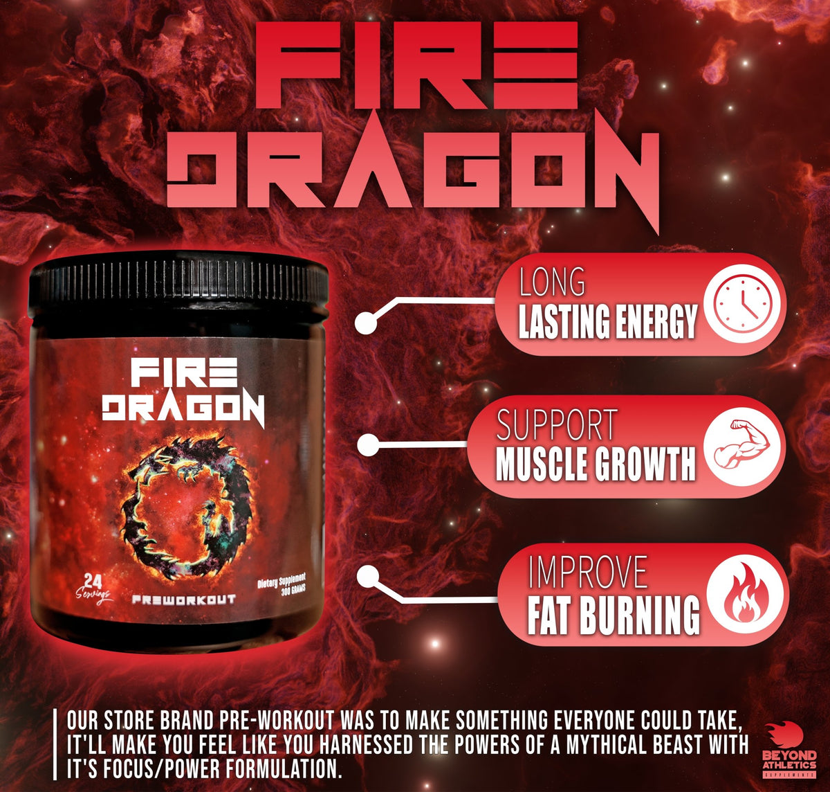Fire Dragon Pre Workout Beyond